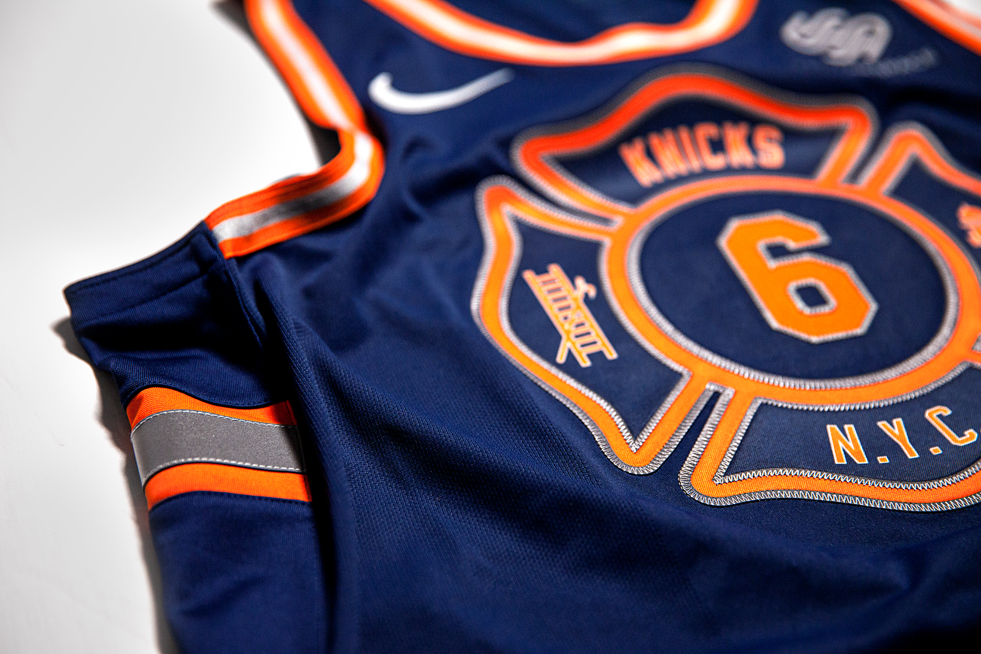 Knicks Unveil City Edition Uniforms Paying Homage to Firefighters & Their  Families